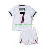 Fotballdrakt Paris Saint-Germain Kylian Mbappé 7 Barn Bortetrøye 2026-2027 Kortermet